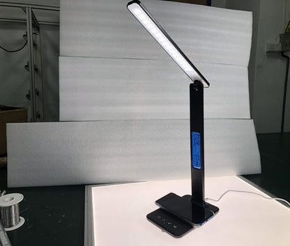 Wireless Charge Desk Lamp Touch Dimming Led Desk Lamp Eye Protection Folding Calendar Lamp