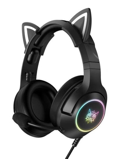 Game K9 Cat Ears Wired Headset