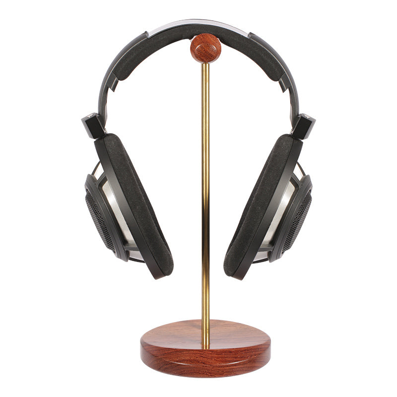 Solid Wood Headset With Metal Bracket